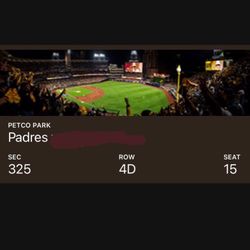 San Diego Padres 2 Tickets For July Games