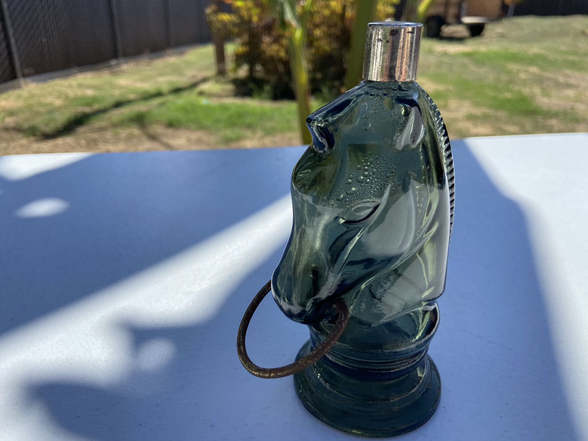 Vintage Collectible Perfume Bottle-  Horse