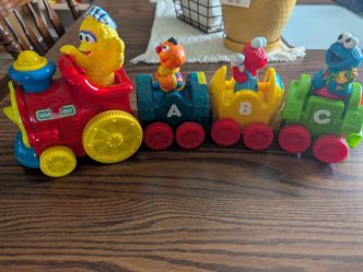 Teach and go train- Sesame Street. Works!