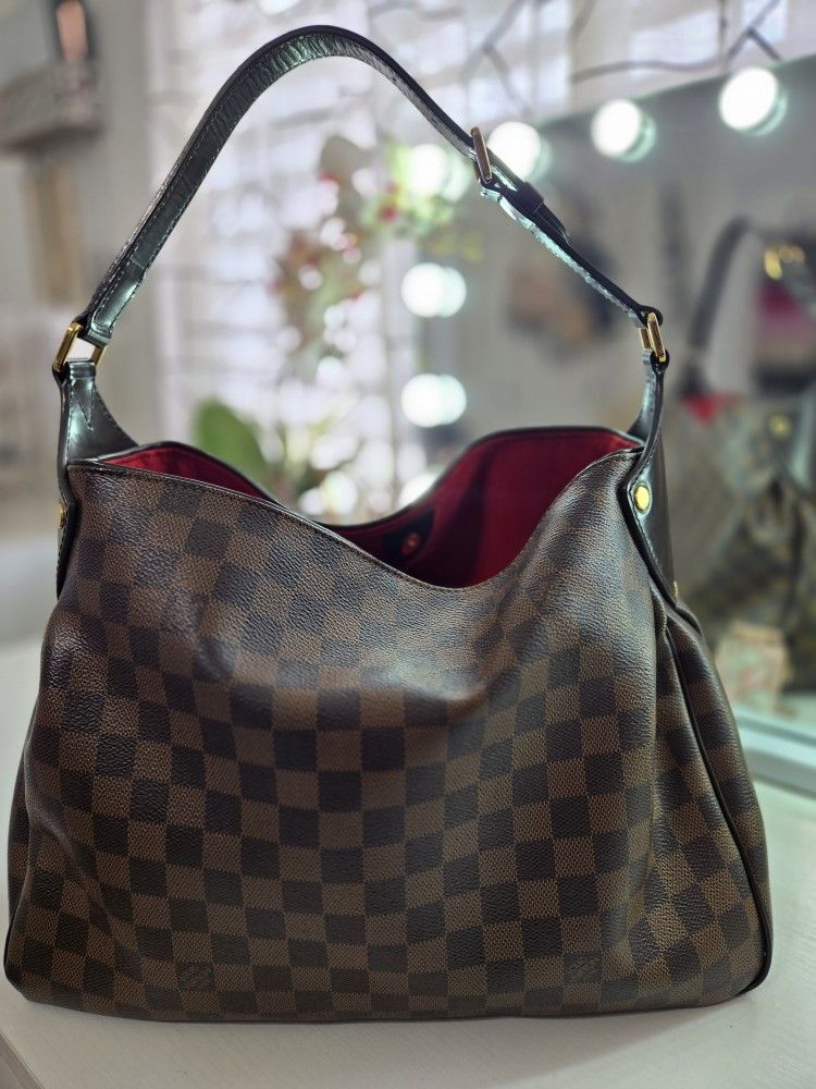 Louis Vuitton Damier Ebene Reggia Shoulder Bag
