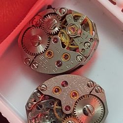 Two Vintage Ladies Art Deco 17jewels Movement Only 