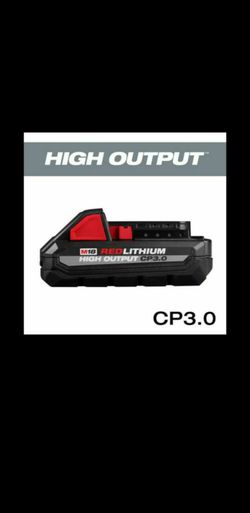 New Milwaukee M18 18-Volt Lithium-Ion HIGH OUTPUT CP 3.0 Ah Battery (Price is Firm)