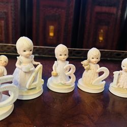 Precious Moments Figurine Collection – Set of 9