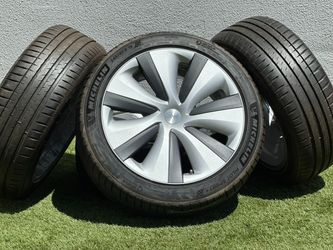 NEW 19” Tesla Model S Wheels Model X Gemini Factory oem rims 5x120 Michelin Tires 245/45R19