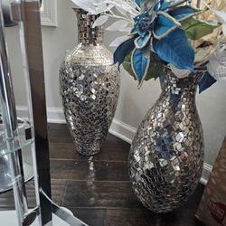 Cracked Mirror Vase