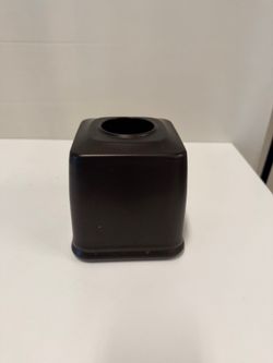 Dark Brown Square Tissue Box Cover