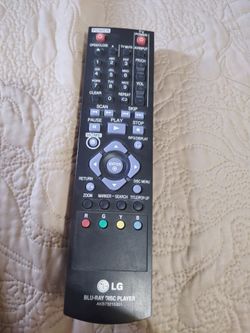 LG Blu-Ray Disc Player Remote Control $20 cash