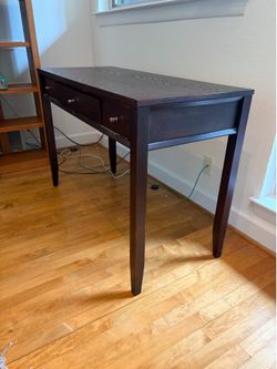 Wooden Desk with Keyboard Tray- great condition