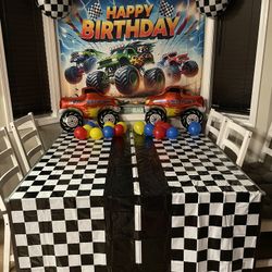 FREE Monster Truck Bday Decorations 