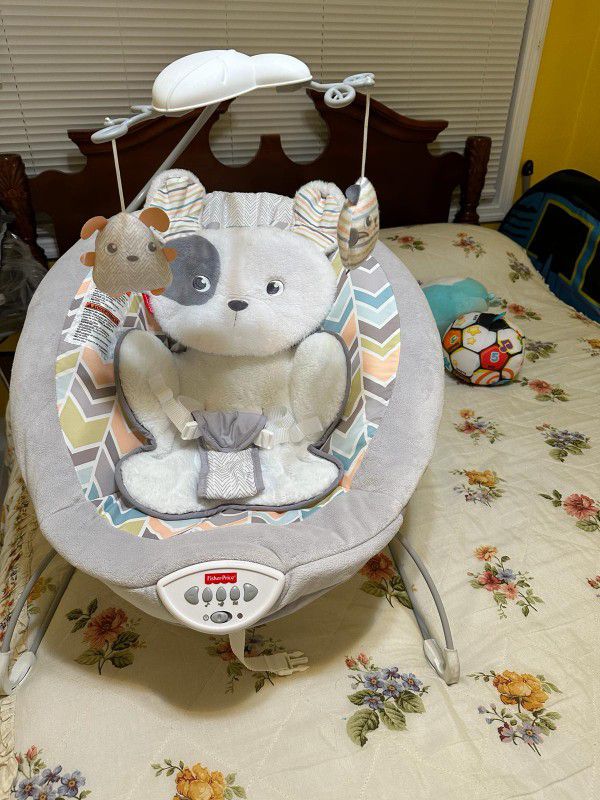 Fisher Price Snuggle Dog Baby Bouncer 