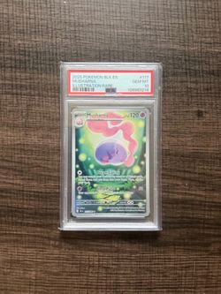 2025 Pokemon EN Musharna #117 Illustration Rare PSA 10 Gem Mint