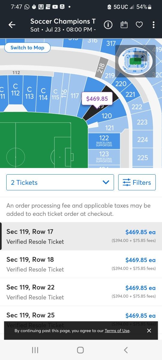 Fc Barcelona vs Real Madrid Tickets 🎟