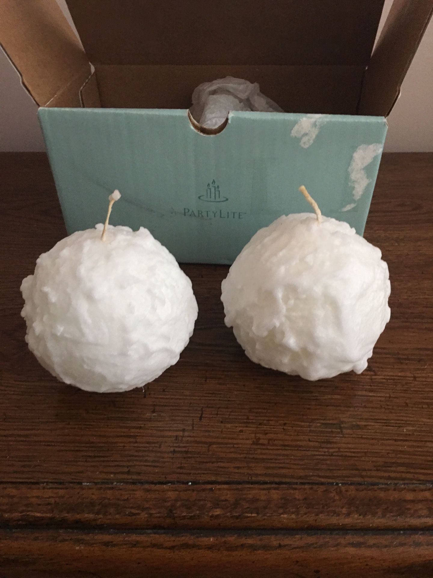 PartyLite Snowball Candles