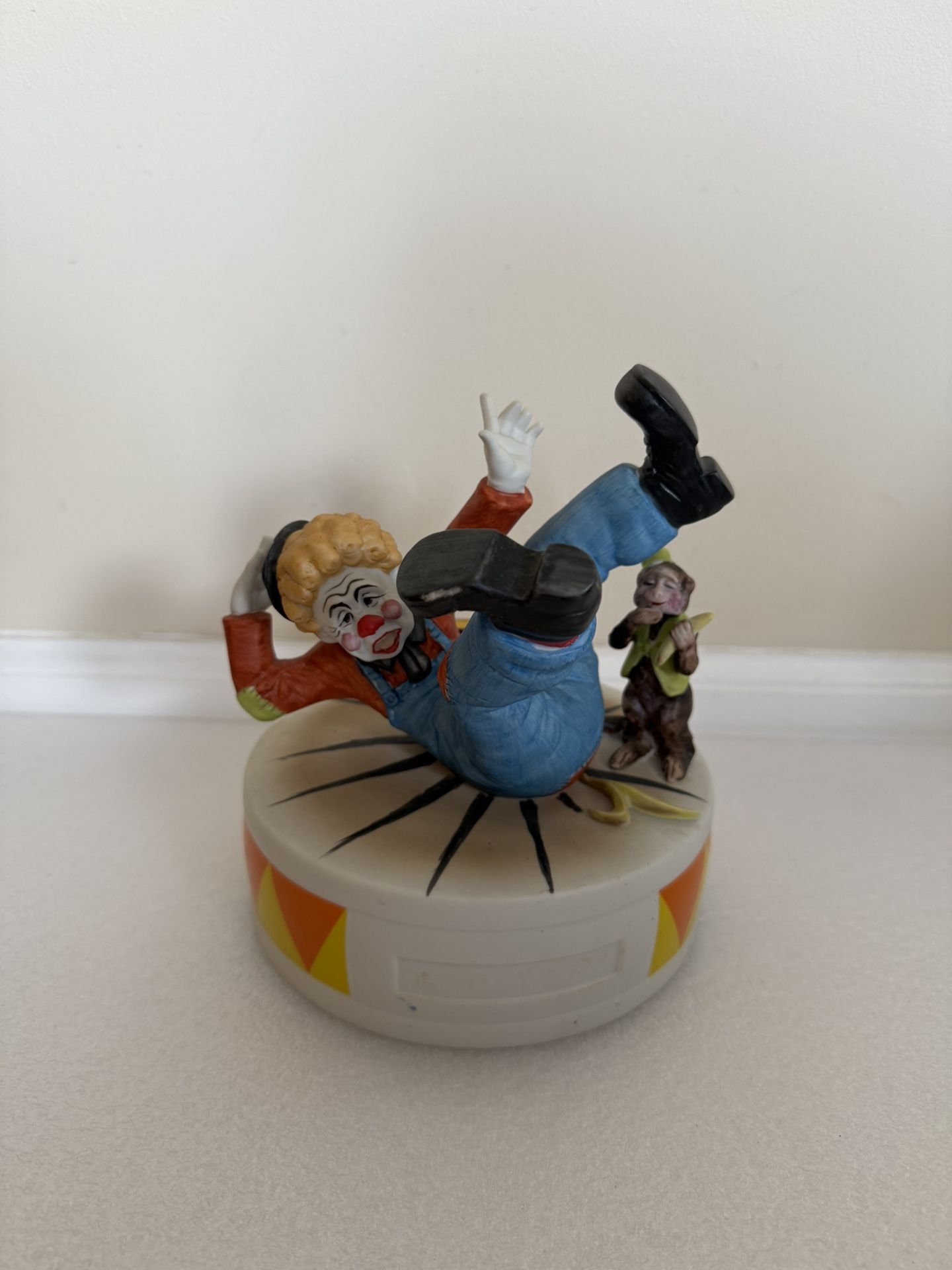 Vintage Porcelain Clown Figurine