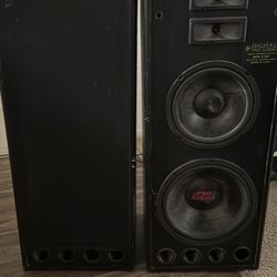 Vintage Digital Pro Audio Tower Speakers - Pair