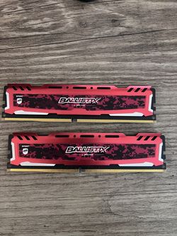16GB(2x8) Micron DDR4 Memory 2400mhz