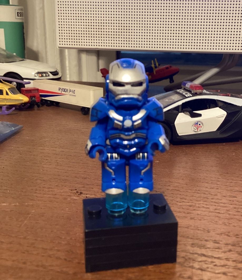 Lego Compatible Iron-Man In Blue Suit