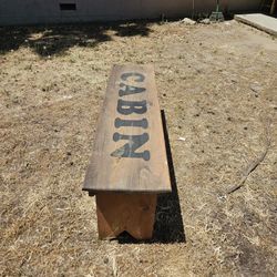 Wood Bench 