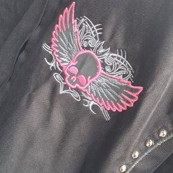 Dream Apparel 4X Ladies Skull Riding Jacket