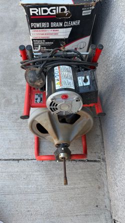 Ridgid powered drain cleaner