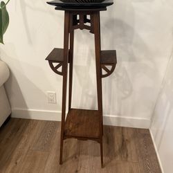 Antique Art nouveau Plant Stand Arts N Crafts 