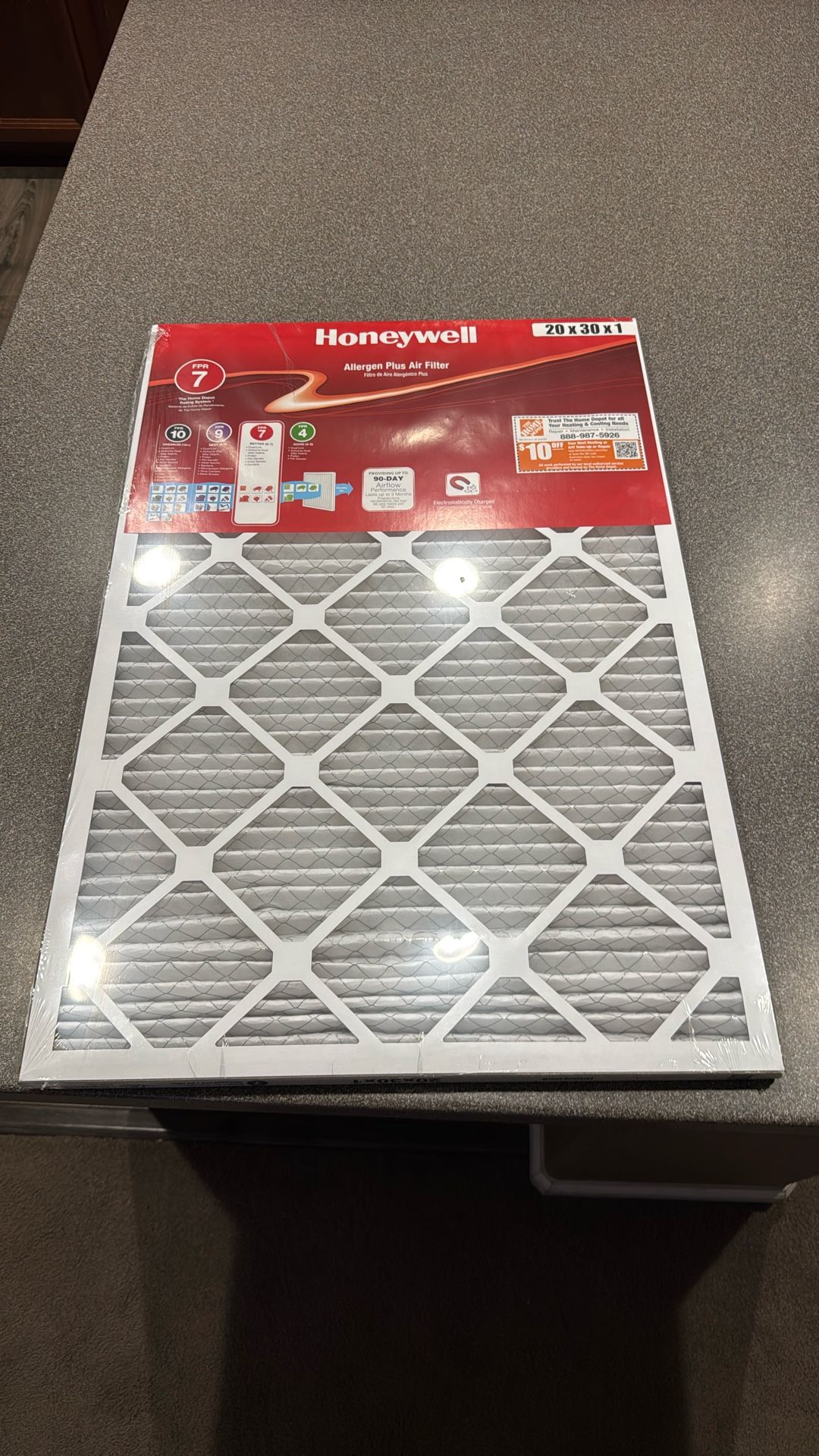 Air Filter 20 X 30 X1