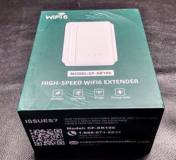 New WiFi 6 Repeater Signal Extender CF-XR186 Signal Amplifier Dual-Band 3000 Mbps