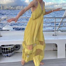 Yellow Long Dress 