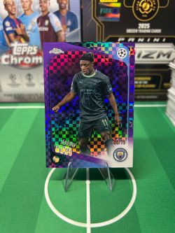 Jeremy Doku /75 Topps Chrome