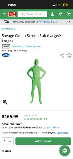 Green Screen Suit For Movies & Videos