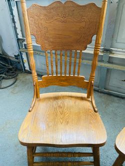 Oak Dining Room Chairs price lowered