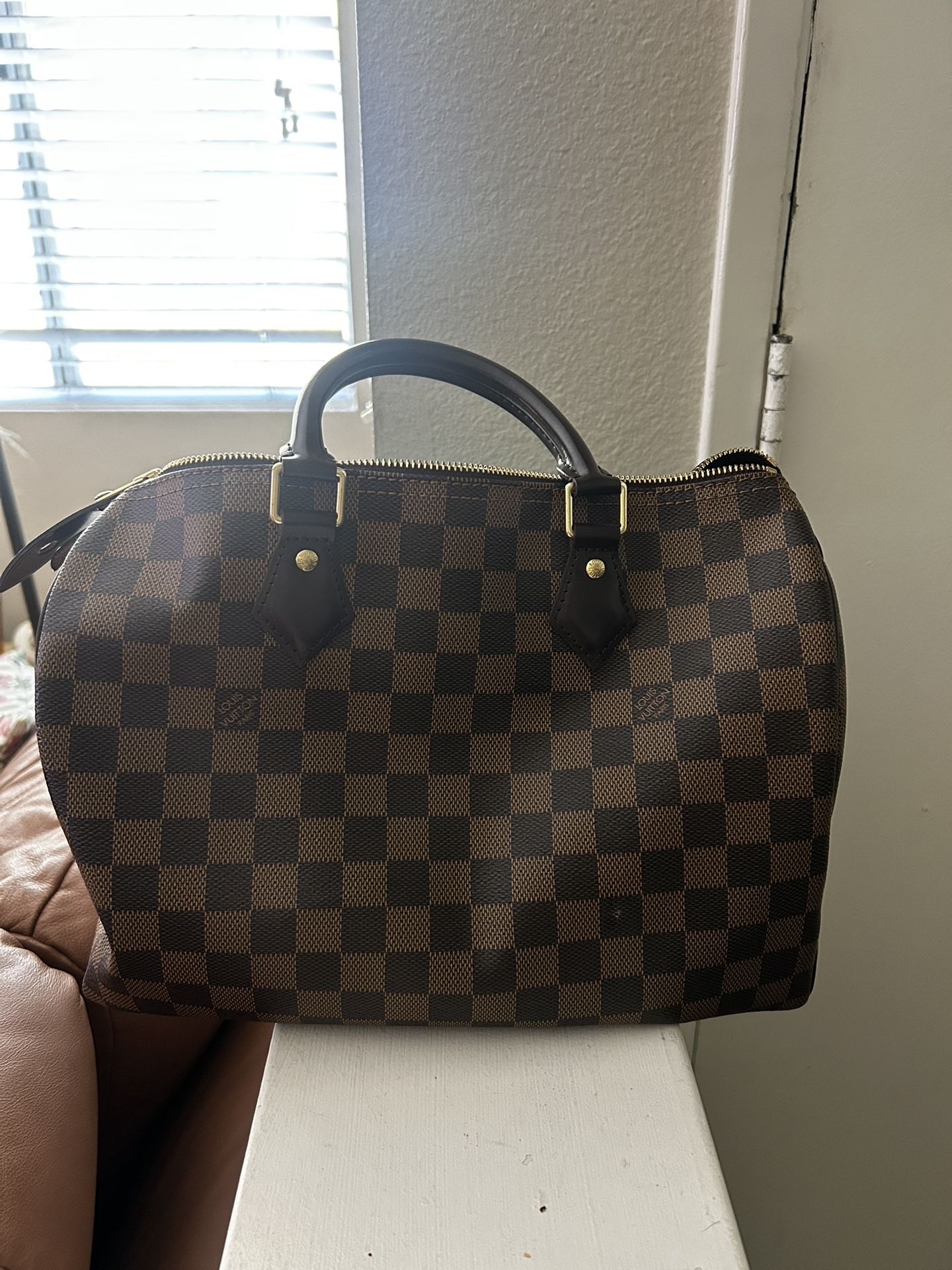 Brand New And Original LV Brown Checkered Hand Bag