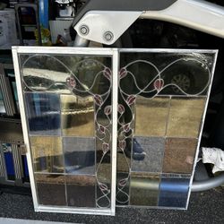 Vintage 1965 Stained Glass Windows! 