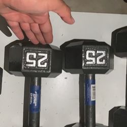 Dumbbells 25lbs