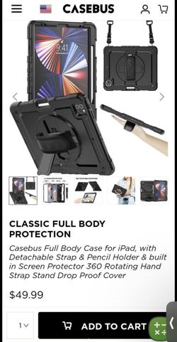 Brand New Casebus Black iPad Air 4 Full Body Shock Proof Case