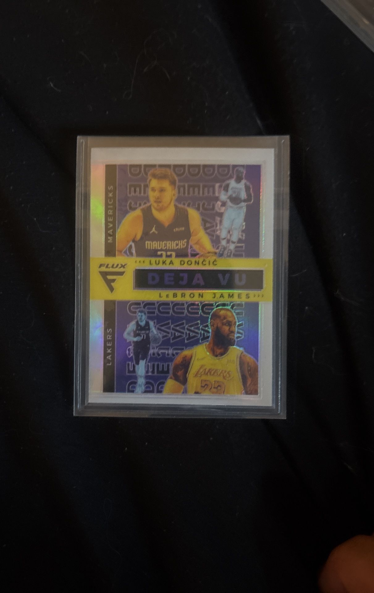 2020 Flux Deja Vu Silver Luka Doncic And LeBron James
