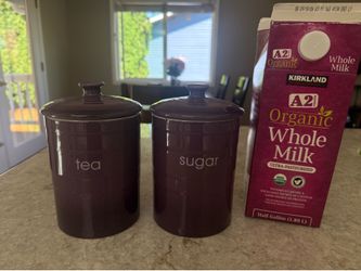 Tea& sugar jars