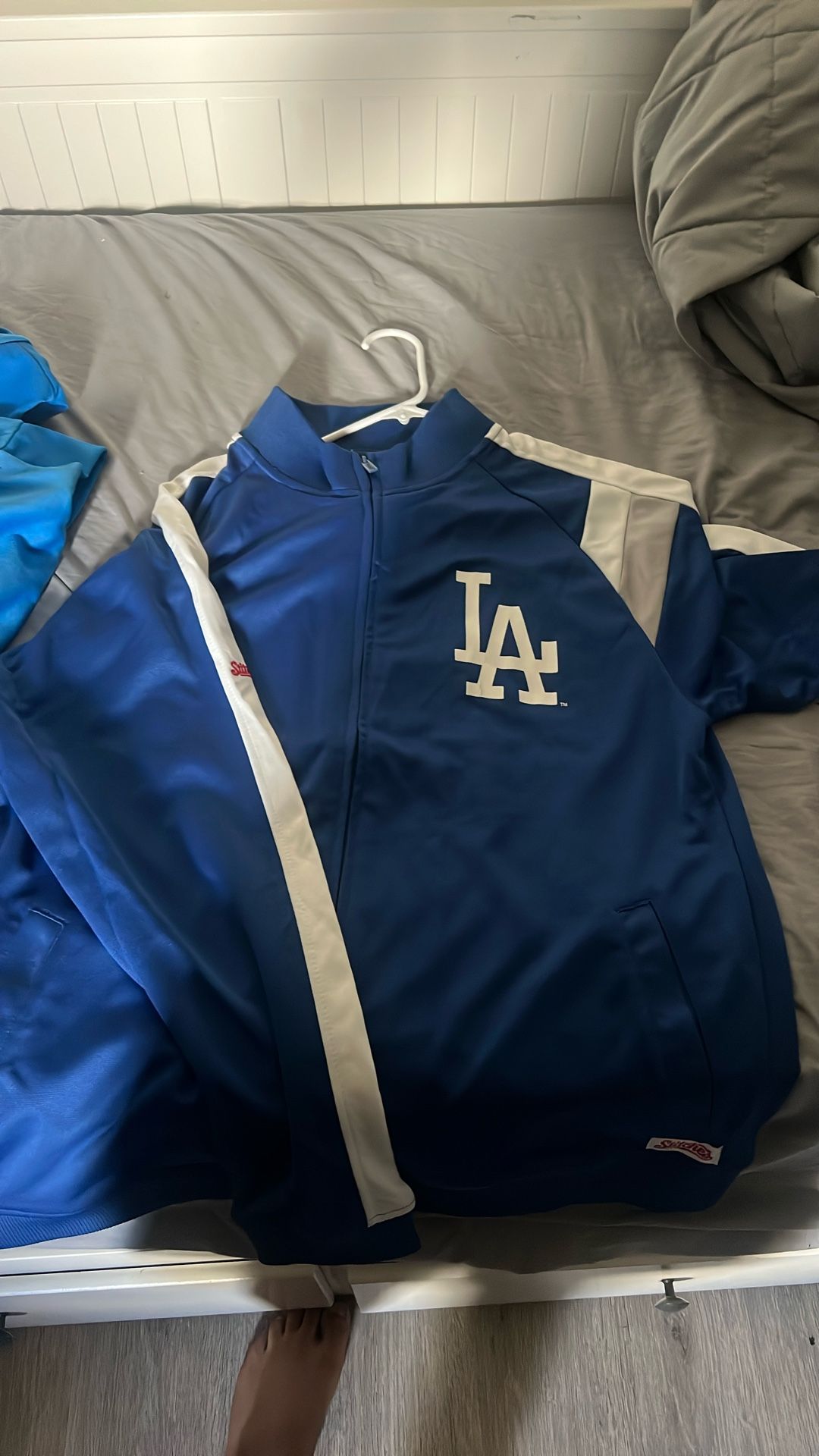 Stitches LA Dodgers Track Jacket Medium Men’s Blue