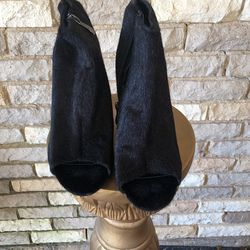 Black Booties Size 6.5