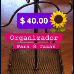 Portador Para 8 Tazas Para cafe Especial $40.00 Línea Meridian Princess House Ventas Finales 