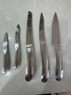 Set of 5 kitchen knives $25 obo