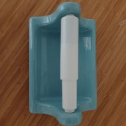 Vintage 1961 Ceramic Toilet Paper Holder