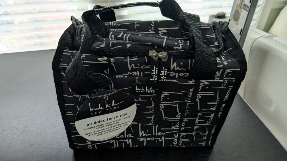 Nicole Miller Insulated Lunch Tote - New
