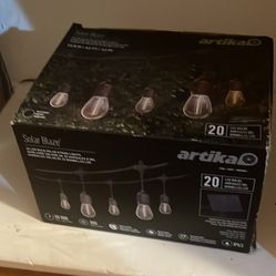 Artika Solar Lights With 25w Panel 