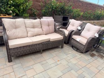 Outdoor rattan chair sofa