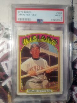 1972 Topps Graig Nettles PSA 4