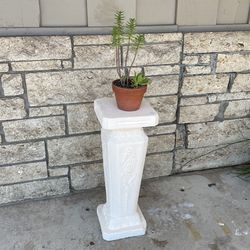 Vintage Plant Stand Decor