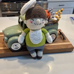 Crocheted Chef Boy - Doll