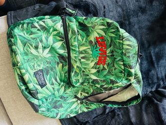 Legalize Leaf Print Backpack