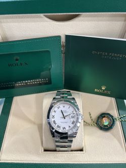 Rolex Datejust 126300 White Roman